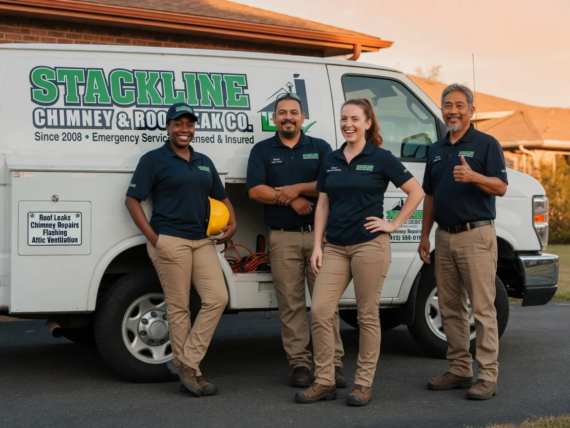 Chimney flashing repair company in Camanche, IA